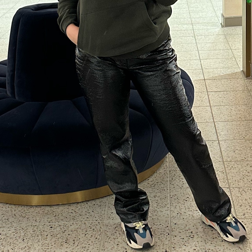 Express patent leather pants